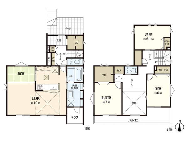 所沢市松が丘1丁目 新築戸建 間取り 所沢市松が丘1丁目 新築戸建 間取り