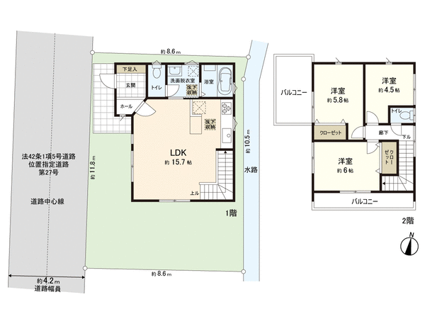 所沢市上山口 新築戸建 間取り 所沢市上山口 新築戸建 間取り