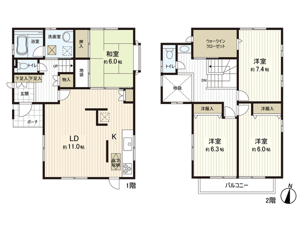 所沢市榎町 戸建 間取り 所沢市榎町 戸建 間取り