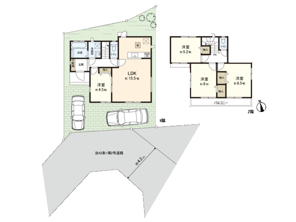 所沢市山口 新築戸建 C号棟 間取り 所沢市山口 新築戸建 C号棟 間取り