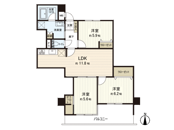 ライオンズマンション西所沢 間取り ライオンズマンション西所沢 間取り