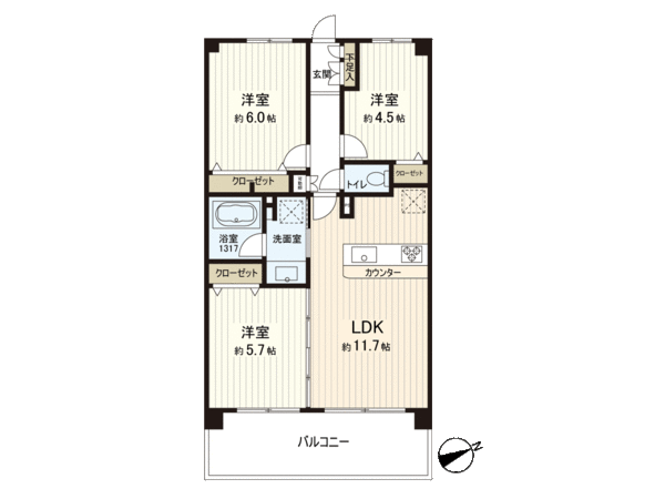 パテラ新所沢 間取り パテラ新所沢 間取り