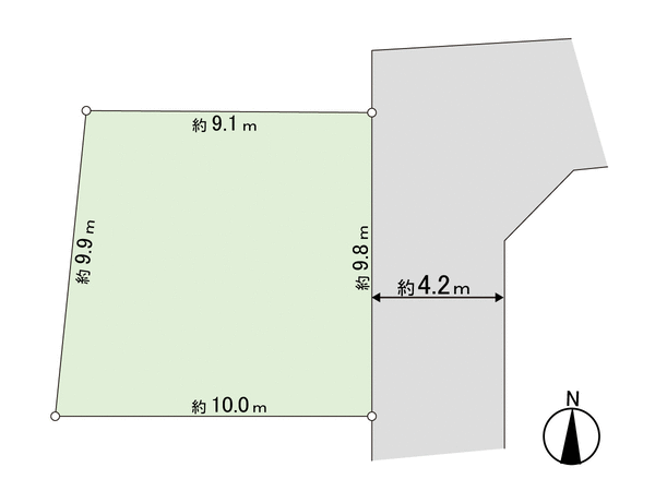 所沢市 大字北秋津 土地 地形図 所沢市 大字北秋津 土地 地形図