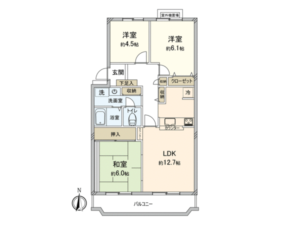 入間ハウス A棟 間取り 入間ハウス A棟 間取り