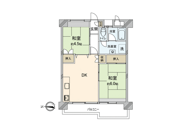 入間豊岡分譲住宅団地 2号棟 間取り 入間豊岡分譲住宅団地 2号棟 間取り