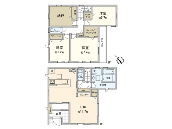入間市東藤沢5丁目 新築戸建 間取り 入間市東藤沢5丁目 新築戸建 間取り