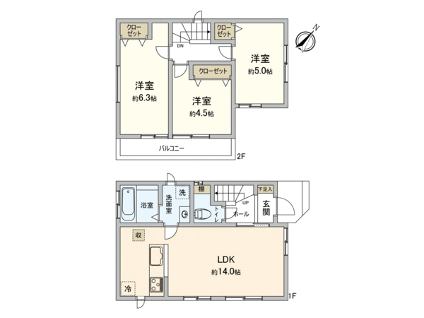 狭山市北入曽 新築戸建 16期 間取り 狭山市北入曽 新築戸建 16期 間取り