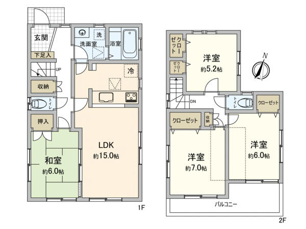 狭山市柏原 戸建 間取り 狭山市柏原 戸建 間取り