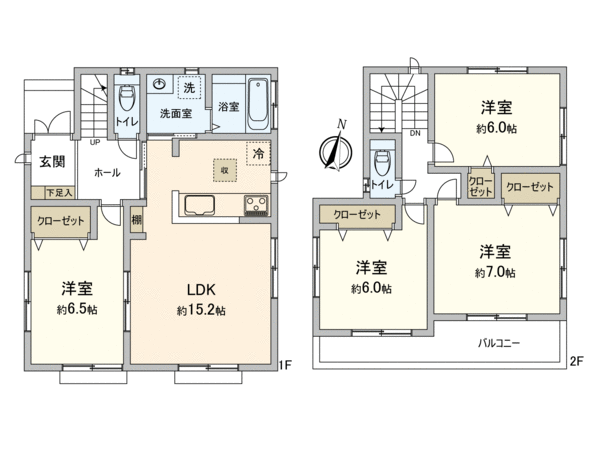 狭山市鵜ノ木 新築戸建 間取り 狭山市鵜ノ木 新築戸建 間取り