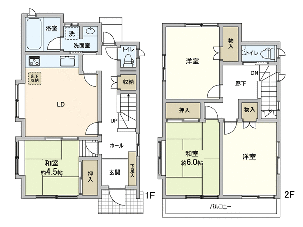 清瀬市中里2丁目 戸建 間取り 清瀬市中里2丁目 戸建 間取り