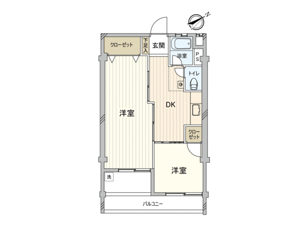 調布第2コーポラス 間取り 調布第2コーポラス 間取り