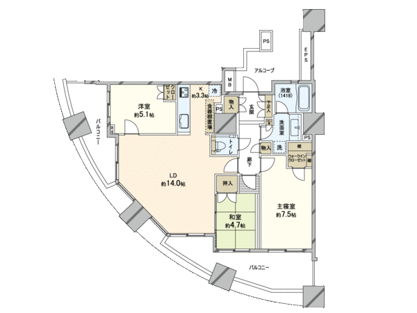 HIBARI TOWER 間取り HIBARI TOWER 間取り