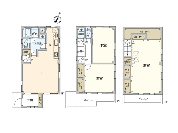新座市栗原三丁目 戸建 間取り 新座市栗原三丁目 戸建 間取り
