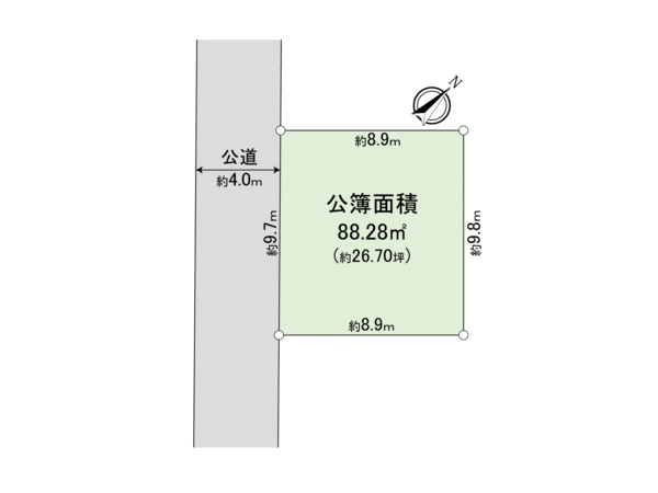 新座市野寺1丁目 土地 間取り 新座市野寺1丁目 土地 間取り