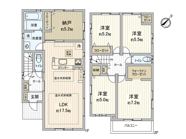 東久留米市学園町2丁目 新築戸建 間取り 東久留米市学園町2丁目 新築戸建 間取り