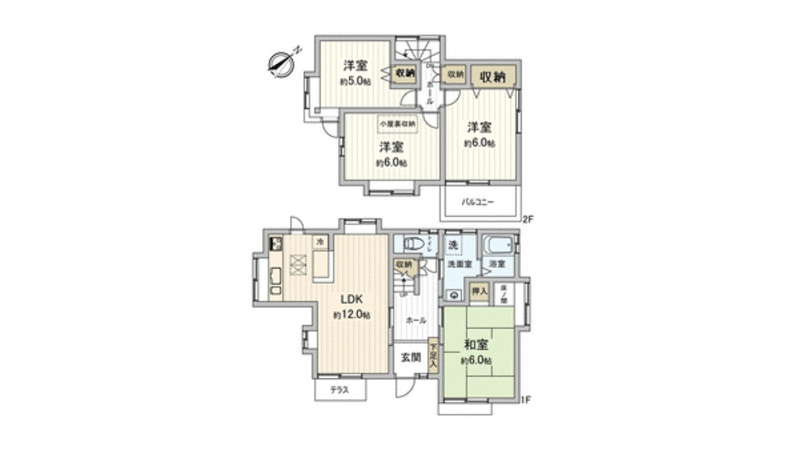 新座市畑中2丁目 戸建 間取り 新座市畑中2丁目 戸建 間取り