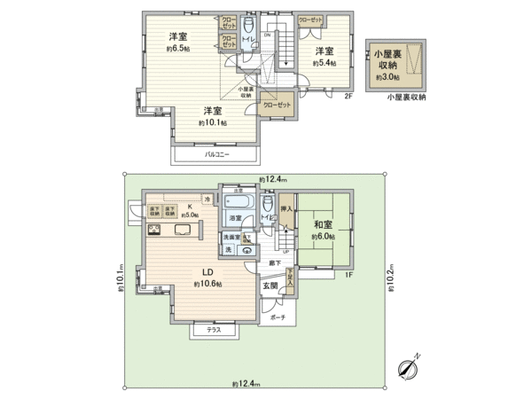 東久留米市学園町1丁目 戸建 間取り 東久留米市学園町1丁目 戸建 間取り