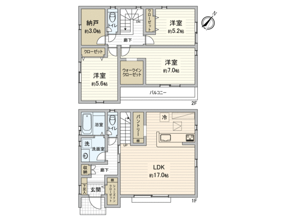 東久留米市浅間町3丁目 新築戸建 間取り 東久留米市浅間町3丁目 新築戸建 間取り