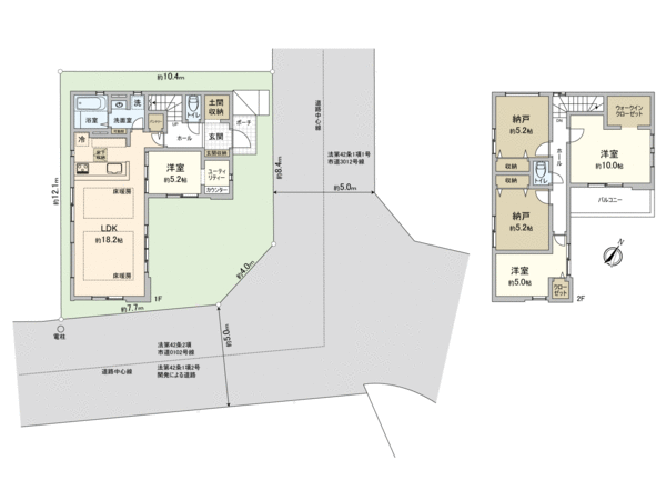 清瀬市中里3丁目 新築戸建 間取り 清瀬市中里3丁目 新築戸建 間取り