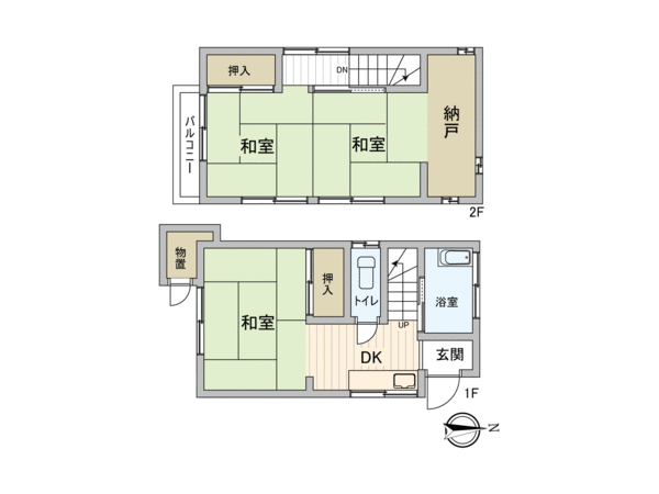 新座市畑中1丁目 戸建 間取り 新座市畑中1丁目 戸建 間取り