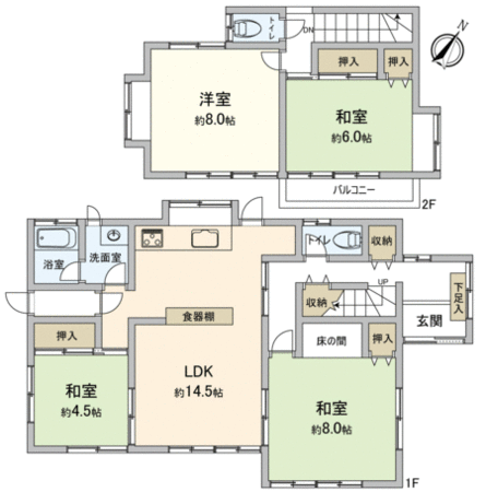 新座市新堀1丁目 戸建 間取り 新座市新堀1丁目 戸建 間取り