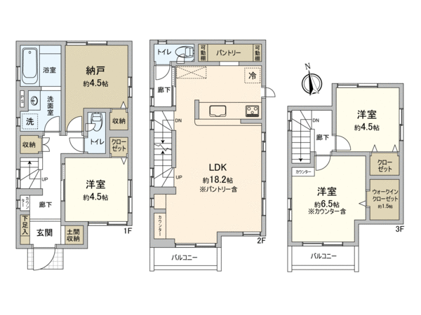 板橋区東新町2丁目新築戸建 間取り 板橋区東新町2丁目新築戸建 間取り