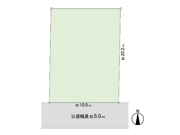 葛飾区西水元4丁目 売地 地形図 葛飾区西水元4丁目 売地 地形図