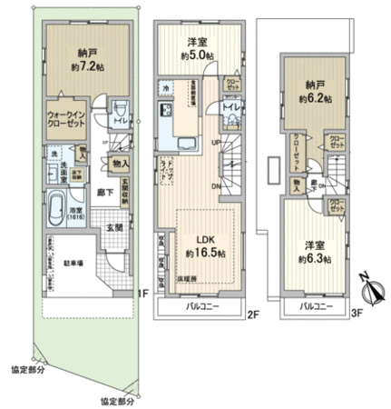 葛飾区堀切4丁目 戸建 間取り 葛飾区堀切4丁目 戸建 間取り