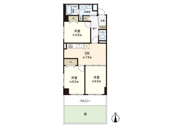 金町ナカノシティハイツ 間取り 金町ナカノシティハイツ 間取り