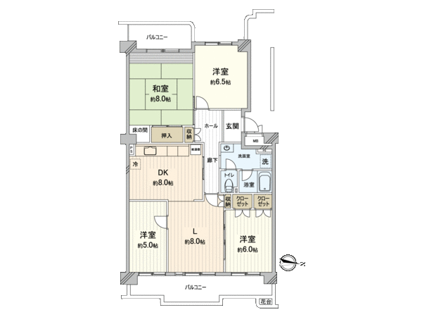 清新中央ハイツ 1号棟 間取り 清新中央ハイツ 1号棟 間取り