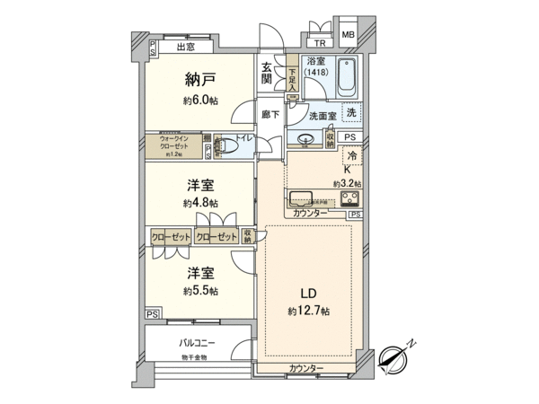 クレストラフィーネ西葛西 間取り クレストラフィーネ西葛西 間取り