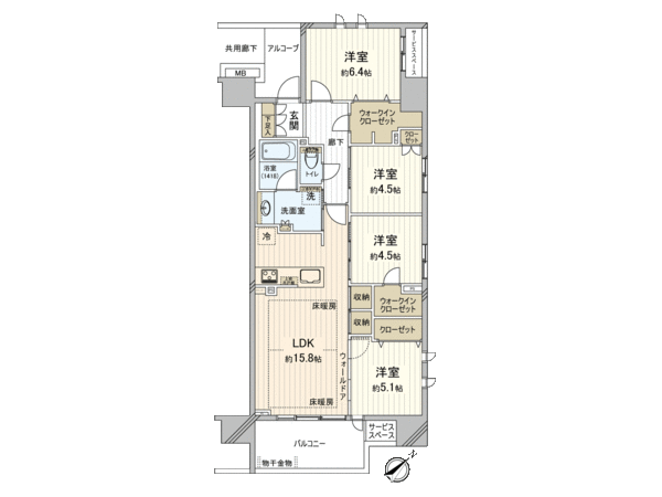 プラウド西葛西 間取り プラウド西葛西 間取り