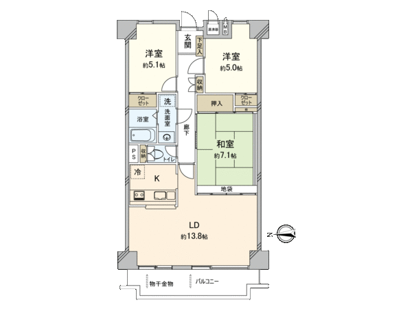 仙台堀公園ハイツ 間取り 仙台堀公園ハイツ 間取り