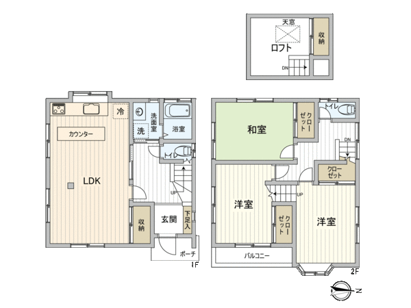 板橋区大谷口2丁目 戸建 間取り 板橋区大谷口2丁目 戸建 間取り