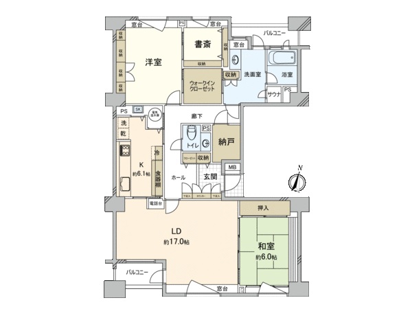 ディアハイム赤羽南館 間取り ディアハイム赤羽南館 間取り