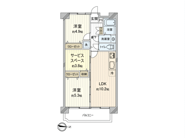 中銀城北パークマンシオン 間取り 中銀城北パークマンシオン 間取り