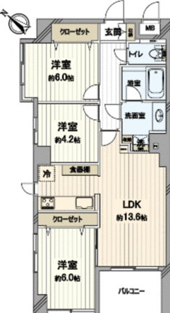 メセーヌ 間取り メセーヌ 間取り