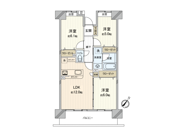 ライオンズマンション北赤羽リバーステージ 間取り ライオンズマンション北赤羽リバーステージ 間取り