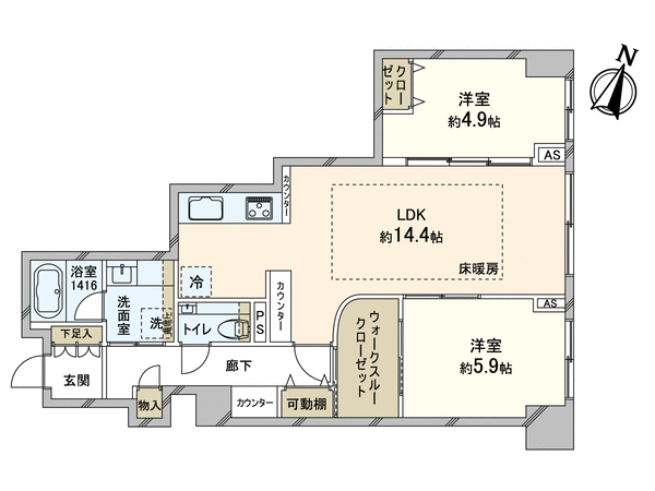 アトラスタワー小石川 間取り アトラスタワー小石川 間取り