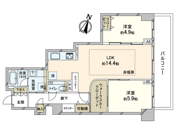 アトラスタワー小石川 間取り アトラスタワー小石川 間取り