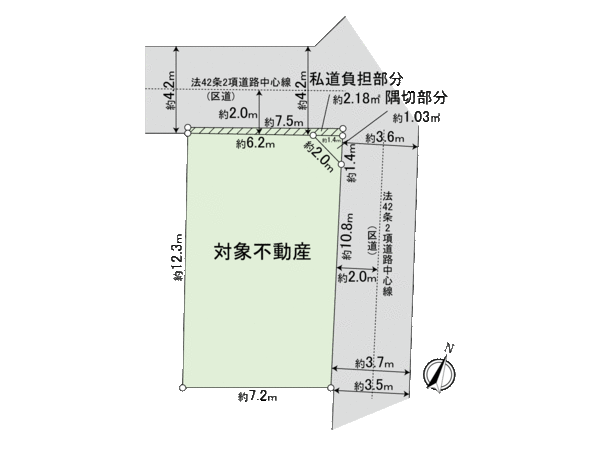 音羽二丁目土地 地形図 音羽二丁目土地 地形図