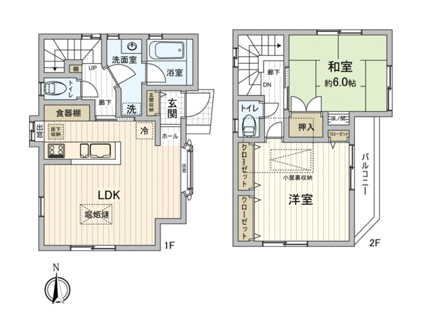 北区中十条1丁目借地権付戸建 間取り 北区中十条1丁目借地権付戸建 間取り