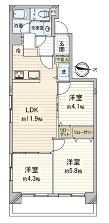 マンション初穂赤羽 間取り マンション初穂赤羽 間取り