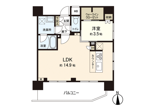 Log御徒町 間取り Log御徒町 間取り