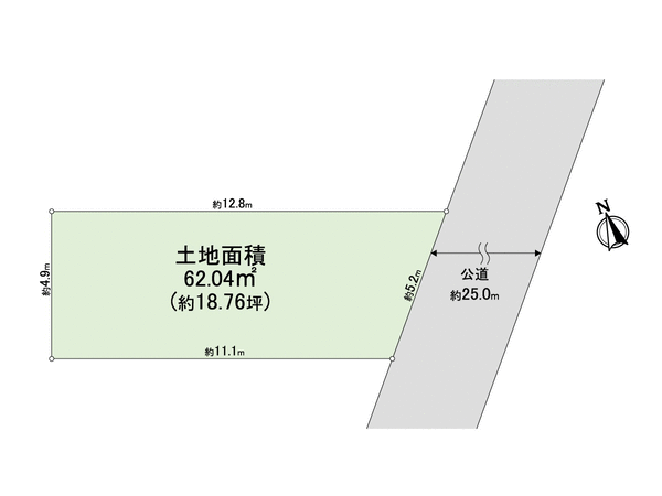 台東区花川戸2丁目土地 地形図 台東区花川戸2丁目土地 地形図