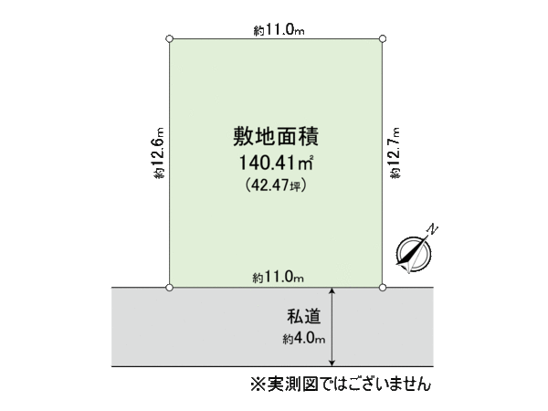 船橋市咲が丘4丁目 土地 地形図 船橋市咲が丘4丁目 土地 地形図