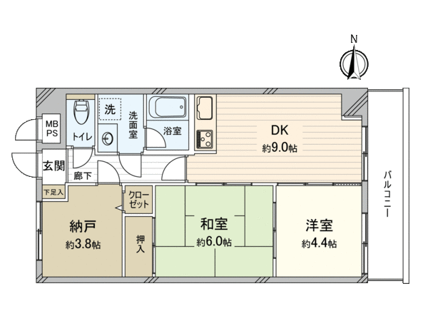 ライオンズマンション船橋第七 間取り ライオンズマンション船橋第七 間取り