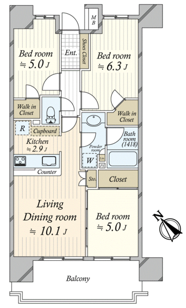 優秀的square新浦安 東京的房地產 三井房地產realty Fl8w2a04