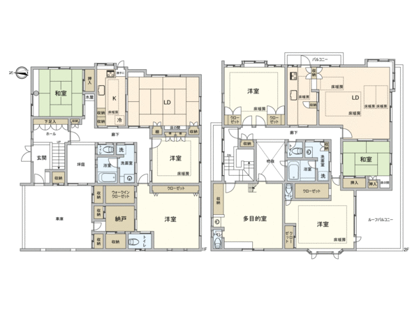 市川市東菅野二丁目 戸建 間取り 市川市東菅野二丁目 戸建 間取り