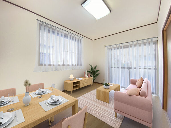 ※画像は実際の室内に家具・調度品の配置例をＣＧ合成したものです。家具等は販売価格に含まれません。
